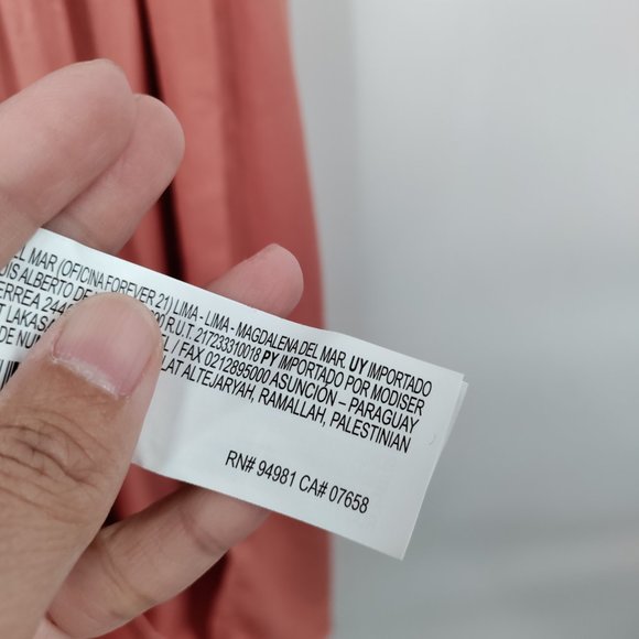 Forever 21 Smoked Halter Mini Dress Peach, Medium - Picture 7 of 11